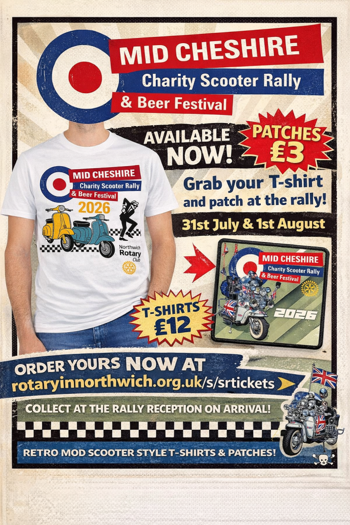 Mid Cheshire charity scooter rally merchandise pre order ad (2)